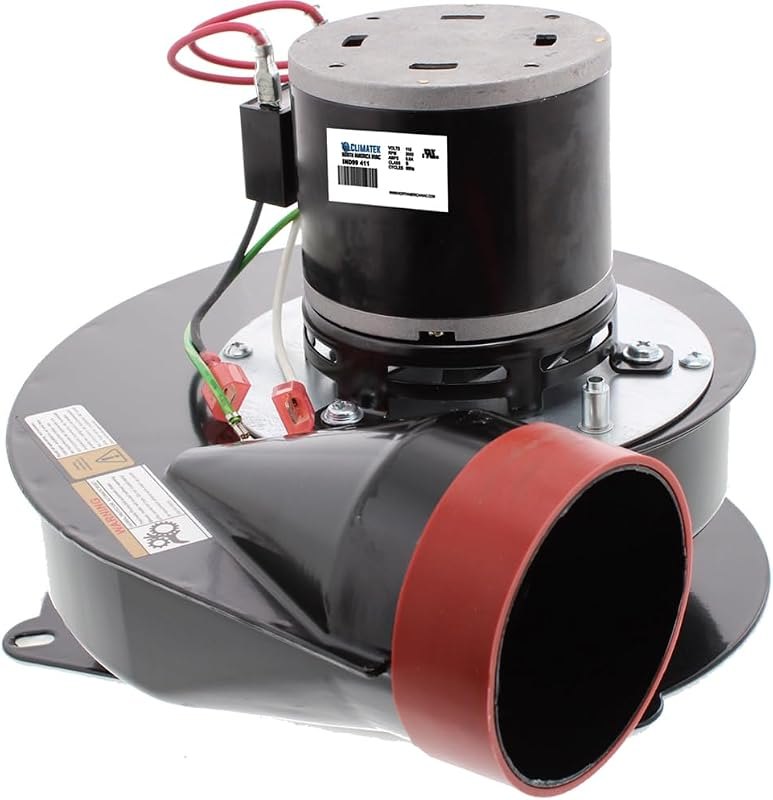 ClimaTek Upgraded Furnace Draft Inducer Motor Fits Rheem Ruud Weather King 70-101087-01 70-101087-81 — furnace inducer