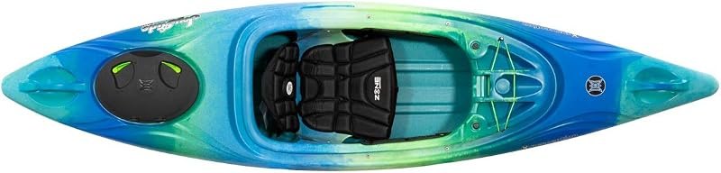 Perception Joyride - Sit Inside Kayak for Adults and Kids - Recreational and Multi-Water Kayak with Selfie Slot — sit
