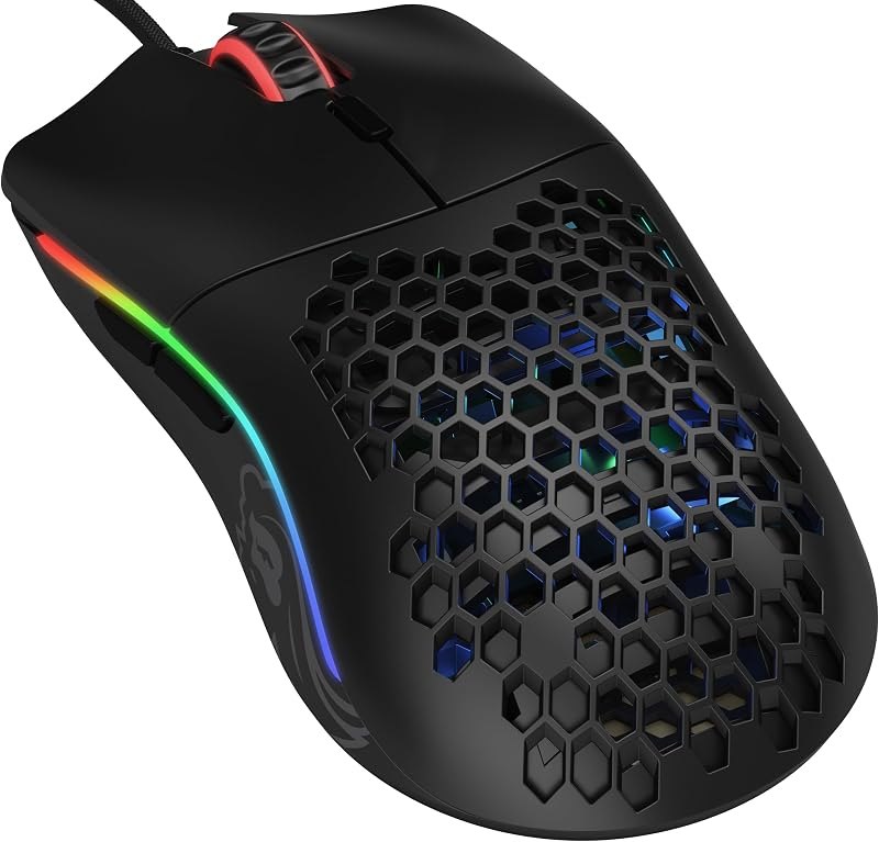 Glorious Model O Wired Gaming Mouse 67g Superlight Honeycomb Design, RGB, Pixart 3360 Sensor, Omron Switches