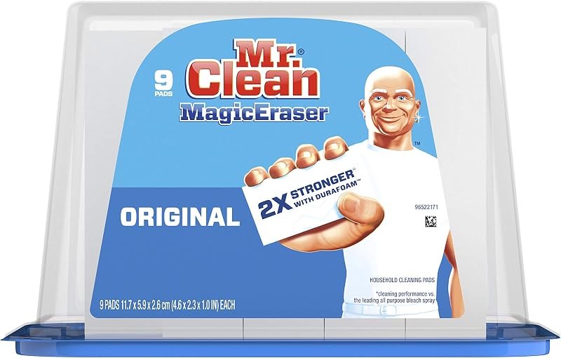 Mr. Clean Magic Eraser Original, Cleaning Pads with Durafoam, 9 Count — cleaning magic eraser for cleaning magic eraser