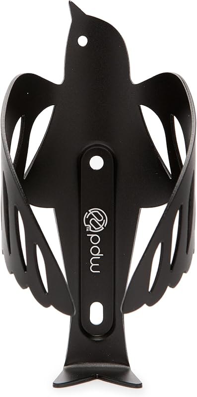 Portland Design Works Water Bottle Cage - Lightweight Water Bottle Holder for Bikes, Sparrow Cage, Black — bicycle