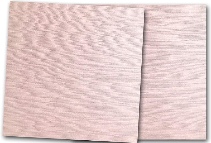 Premium Linen Textured Poodle Skirt Pink Card Stock 20 Sheets - Matches Martha Stewart Poodle Skirt - Great for