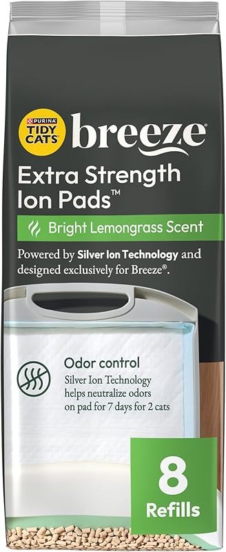 Purina Tidy Cats Cat Litter Breeze Pads Refill Pack Multi Cat Litter Pads - 8 ct. Bag — best pets litter for pets litter