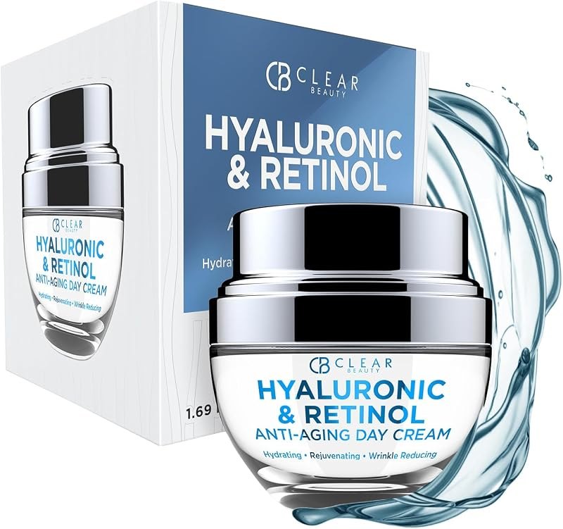 Clear Beauty Hyaluronic & Retinol Face Moisturizer — skin retinol cream for skin retinol cream