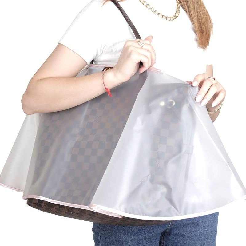 Clear Waterproof Bag Rain Cover — best handbags tote organizer for handbags tote organizer