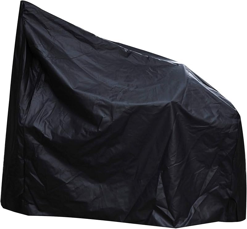 Heavy Duty Charcoal Grill Offset Smoker Cover, Outdoor Smokestack BBQ Cover, Special Fade and UV Resistant Material