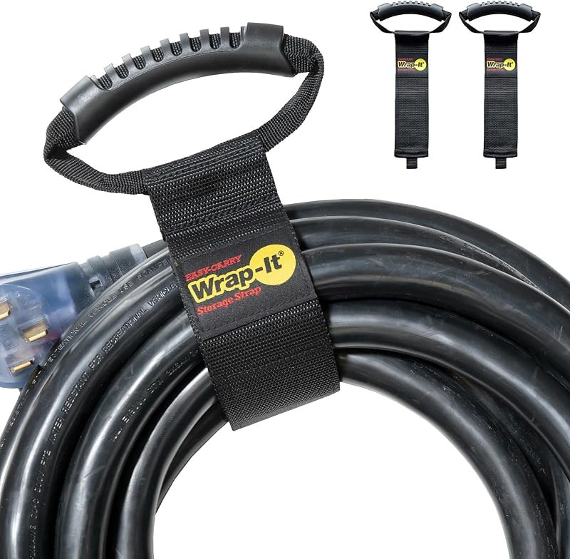 Easy-Carry Wrap-It Storage Straps - 22" (2-Pack) — cable organizer roll for cable organizer roll
