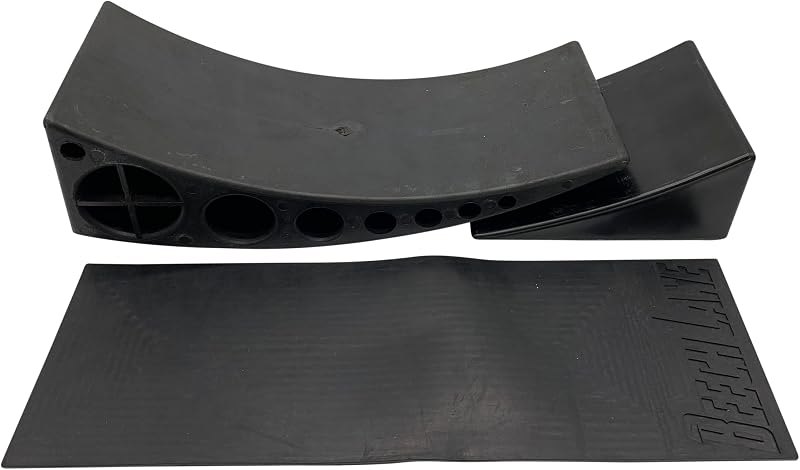 Beech Lane Camper Leveler 1 Pack - Precise Camper Leveling, Includes One Curved Leveler, One Chock, and One Rubber