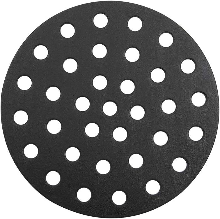 Dracarys 10.5 inch Cast Iron Charcoal Grate,BBQ High Heat Charcoal Plate Fit for Kamado Joe Classic Weber smokey joe
