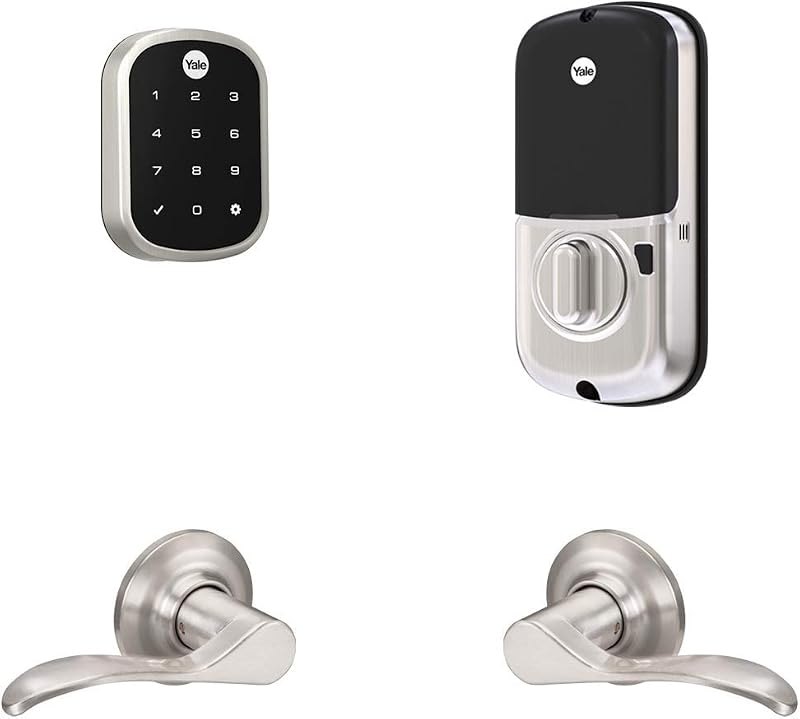 Assure Lock SL, Wi-Fi Smart Lock with Norwood Lever - Works with the Yale Access App, Amazon Alexa, Google Assistant