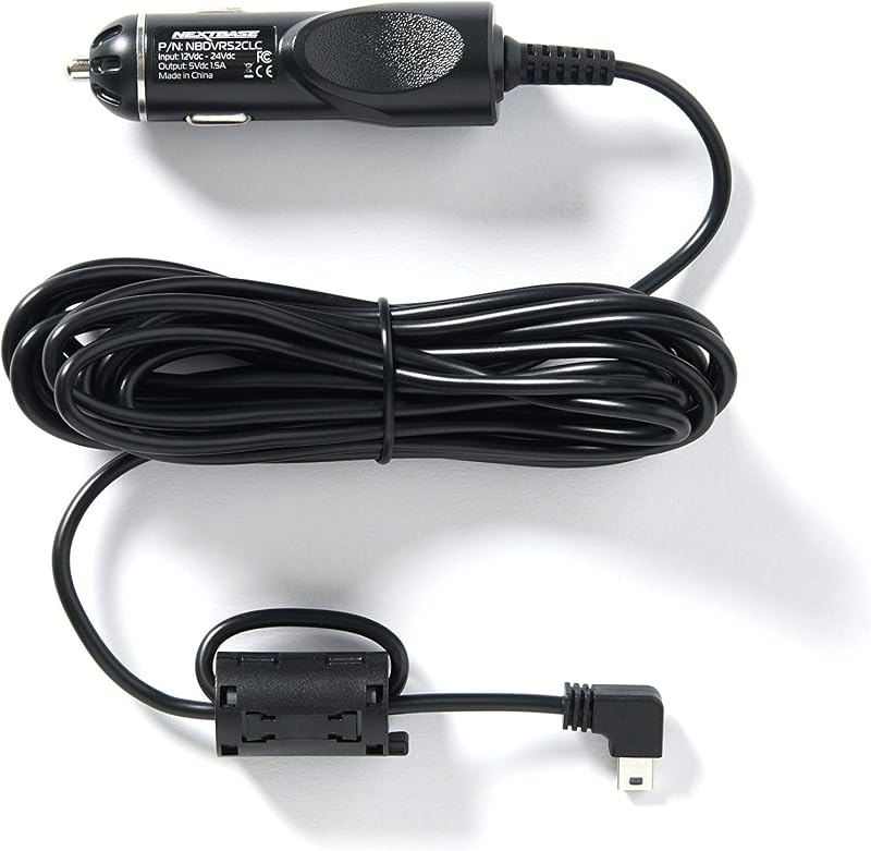 Nextbase Car Power Cable, for Nextbase 122, 222, 322GW, 422GW, and 522GW Car Dash Cams — loop dash cam for loop dash cam