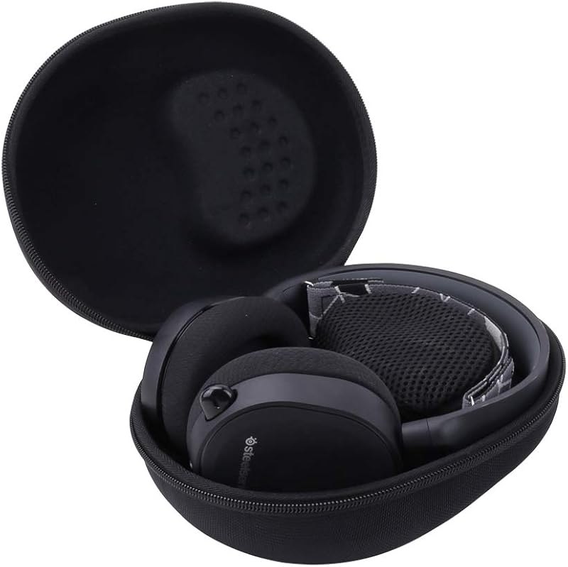 Hard Storage Case for SteelSeries Arctis 1 3 5 7 7X 7P+ 9 9X PRO Gaming Headset (Black) — lightweight gaming headset