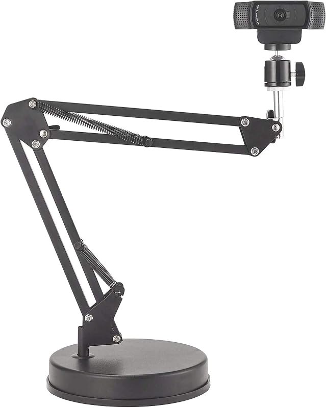 Webcam Stand,Camera Mount 22 Inch Suspension Boom Scissor Arm Stand,for Webcam C925e C922x C922 C930e C930 C920