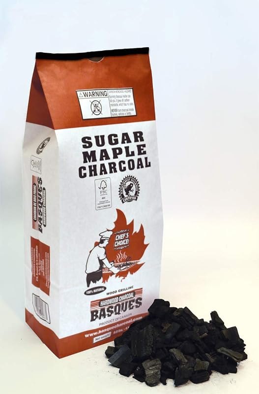 Stump Chunks: Sugar Maple Lump Charcoal for Grilling - Fast-Lighting & Hot-Burning Hardwood Charcoal Briquettes -