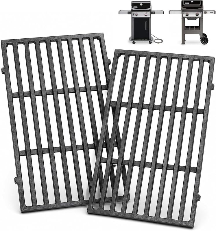 Utheer 7637 Grill Grates for Weber SpiritⅠ/Ⅱ E210 Grill Parts — bbq grill grate for bbq grill grate