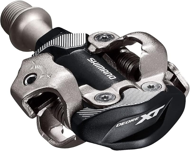 Shimano XT PD-M8100 Bicycle Pedal, Silver/Black, One Size, Mountain Bike — bicycle pedals for bicycle pedals