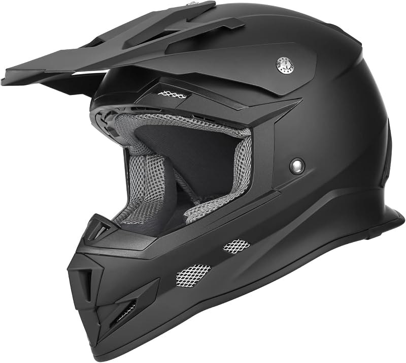 GLX GX23 Full-Face Dirt Bike Motocross Motorcycle Helmet, DOT