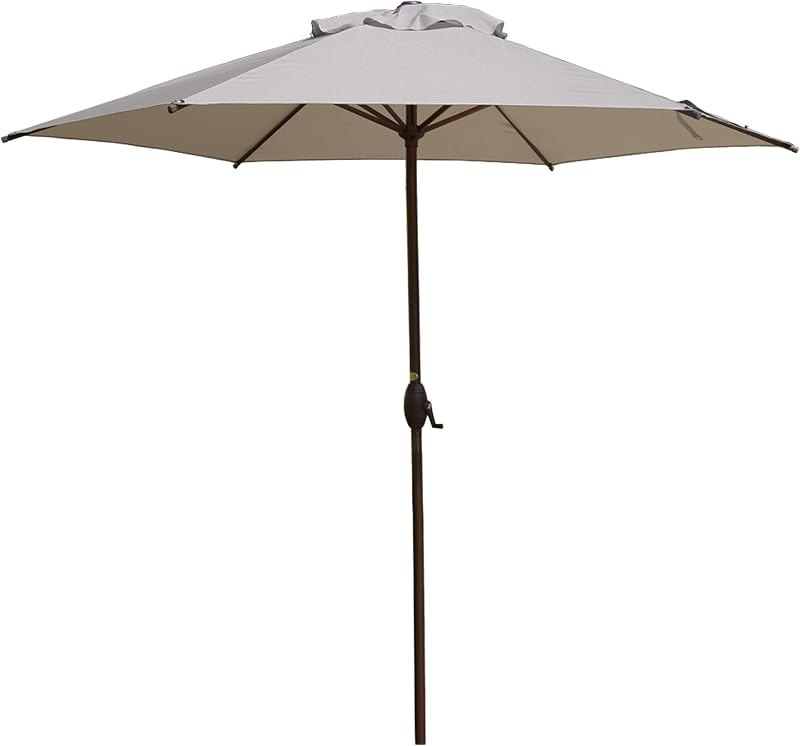 Abba Patio 9ft Patio Umbrella Outdoor Umbrella Patio Market Table Umbrella with Push Button Tilt and Crank for Garden