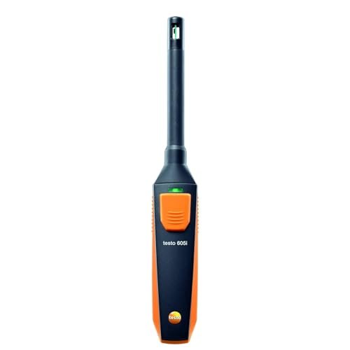 Testo 605i Thermohygrometer - Hygrometer & Indoor Thermometer for Humidity Measurement and Indoor Temperature - 90°