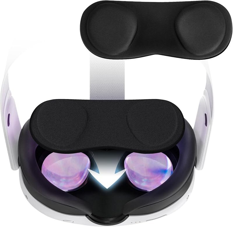 Orzero (1 Pack) VR Lens Protector Cover Compatible for Quest 3S, Steam Frame, Quest 3/2, Valve Index, PICO 4/4 pro/4