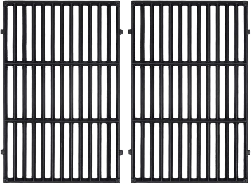 GasSaf 7638 Grill Grates for Weber Spirit 300 310 315 320 330, 17.5x12 Cast Iron Grates for Genesis 1000-3500, Genesis