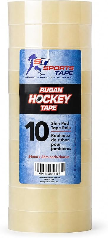 ST Sports Tape Clear Hockey Tape 10 Pack - Strong Grip — Grip Tape Roll for grip tape roll