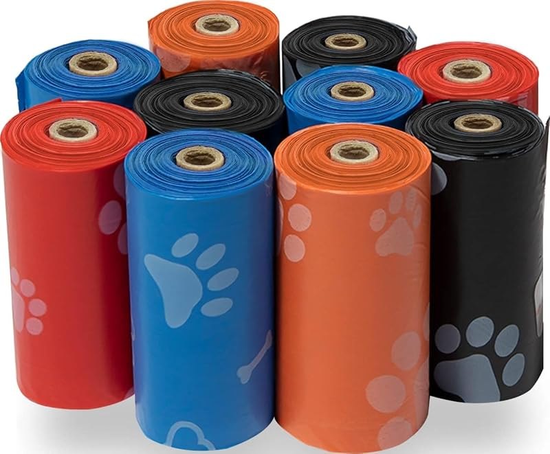 Best Pet Supplies Poop Bags for Dogs - Assorted Colors, 150 Count — pets poop bags for pets poop bags