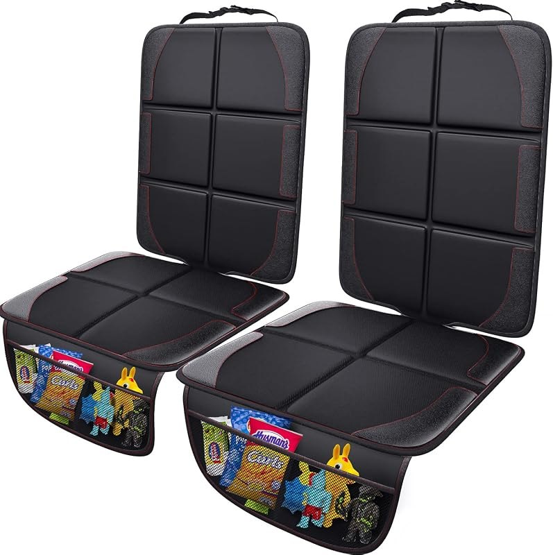 Gimars Car Seat Protector, 2 Pack, Waterproof 600D Fabric Carseat Protector Car Seat Cover for Child Car Seat with