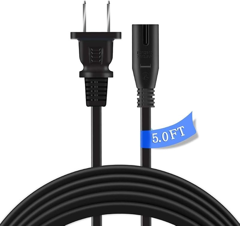 5ft UL AC Power Cord Cable for Sony CECH-ZED1U PS3 PlayStation TV Monitor — sony playstation monitor for sony