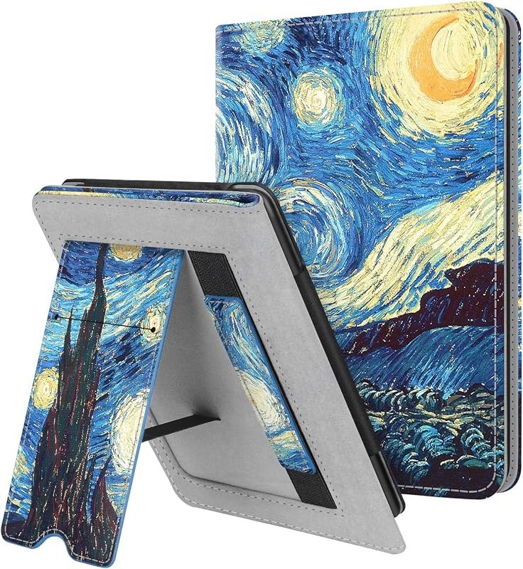 Fintie Stand Case for 6" Kindle Paperwhite 10th Gen 2018, Starry Night — Kindle folio with stand for kindle folio stand