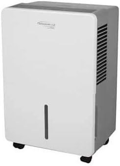 Soleus Compact Digital Dehumidifier, 50 Pints: 120 V, 60 Hz — 50 pint dehumidifier with casters for pint dehumidifier