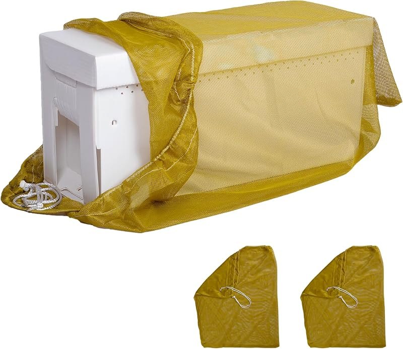 Premium Beekeeping Hive Package Mesh Transport Bags, 100% Polyester, 36in x 30in, Holds Up to 20 kg, Set of 2