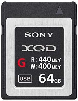 Sony Professional XQD G Series 64GB Memory Card (QDG64E/J) (2-Pack) — cameras sd card for cameras card