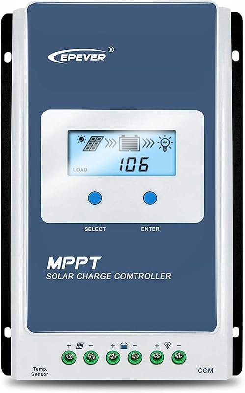 EPEVER 20A Solar Charge Controller MPPT Solar Panel Charge Controller 12V / 24V Auto Working Max PV 100V with LCD