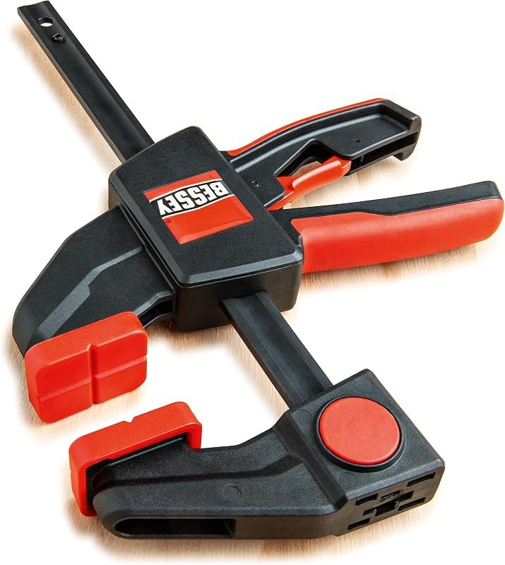 BESSEY EHK SERIES - 300 lb Clamping Force - 12 in - EHKL12 Trigger Clamp Set - 3.125 in. Throat Depth - Wood Clamps