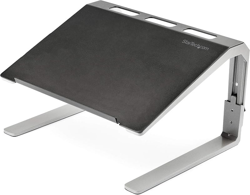StarTech Adjustable Laptop Stand, Ergonomic Laptop Riser for Desk, Tilted — computer laptop stand for computer laptop
