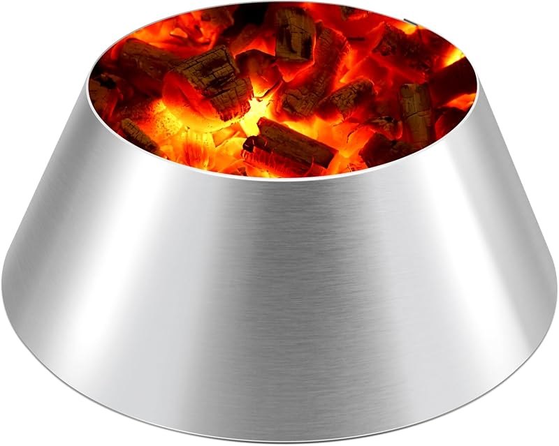Uniflasy BBQ Whirlpool for Weber Kettle 22, 26.75 Inches WSM Weber Smokey Mountain for Big Green Egg XL Kamado Cone