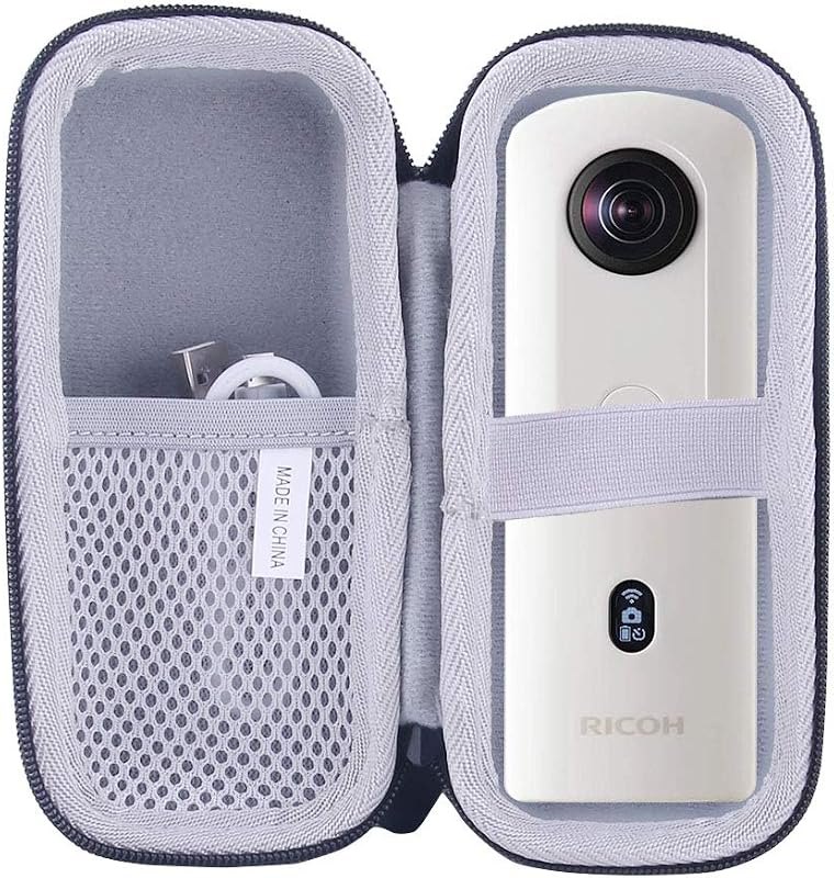 EVA Hard Case for RICOH Theta SC2/SC/V 360° Camera (black) — Ricoh Theta V 360 camera for ricoh theta 360 camera