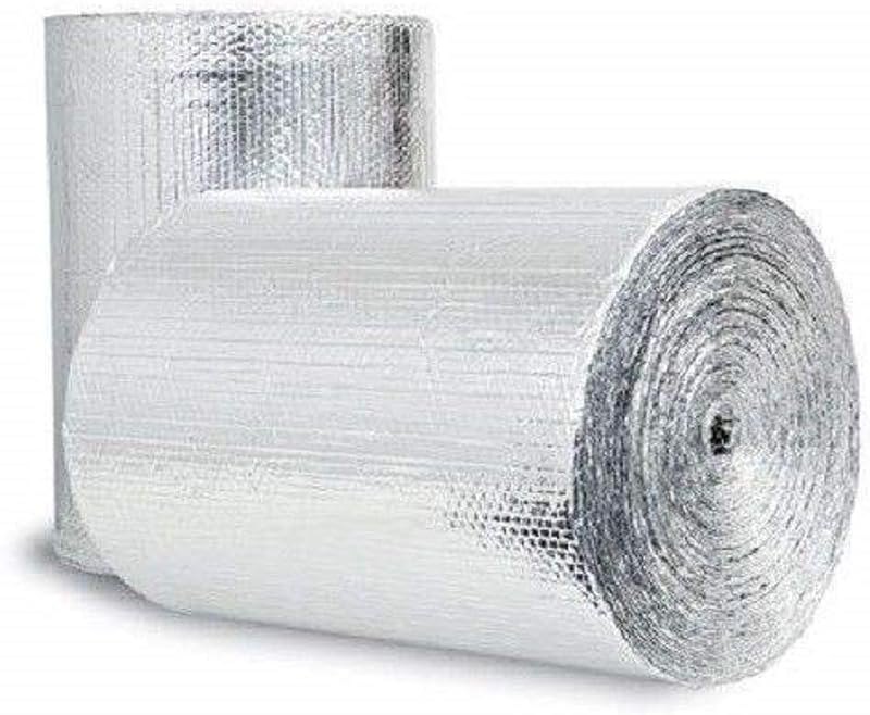 Double Bubble Reflective Foil Insulation (36 inch X 100 Ft Roll) Industrial Strength, Commercial Grade, No Tear