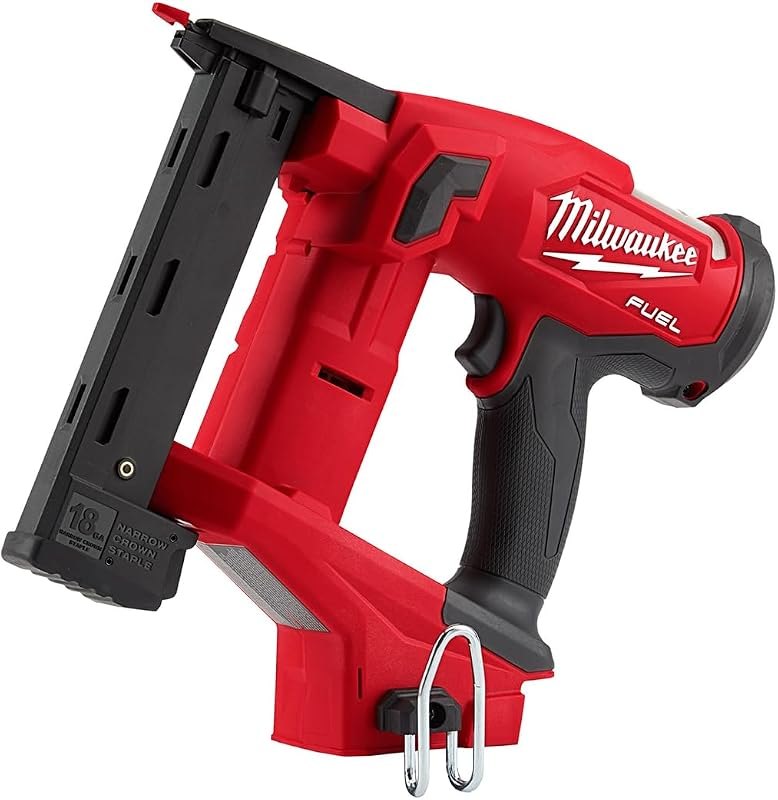 Milwaukee Electric - M18 Fuel 18GA 1/4 Narrow Crown Stapler — electrical romex stapler for electrical romex stapler