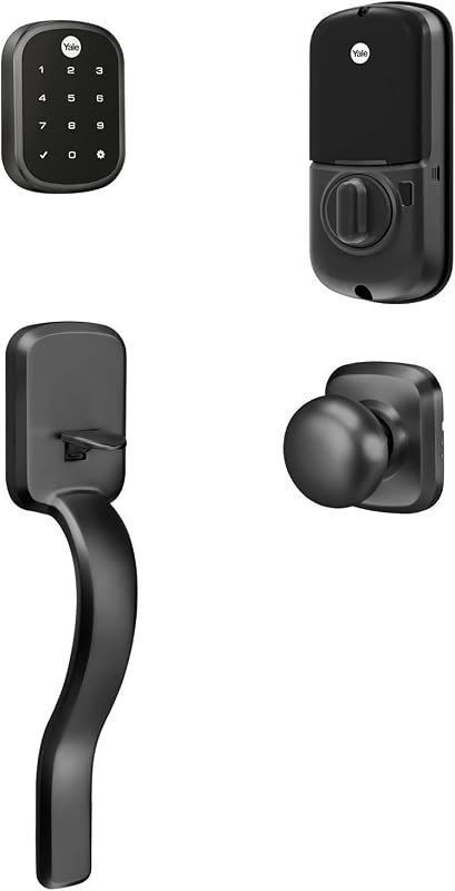 Assure Lock SL, Wi-Fi Smart Lock with Ridgefield Handleset - Works with the Yale Access App, Amazon Alexa, Google