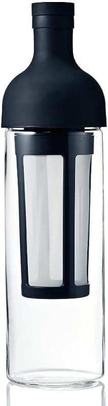 Cold Brew Coffee Wine Bottle, 650ml, Black — aero press glass chamber for aero press glass chamber
