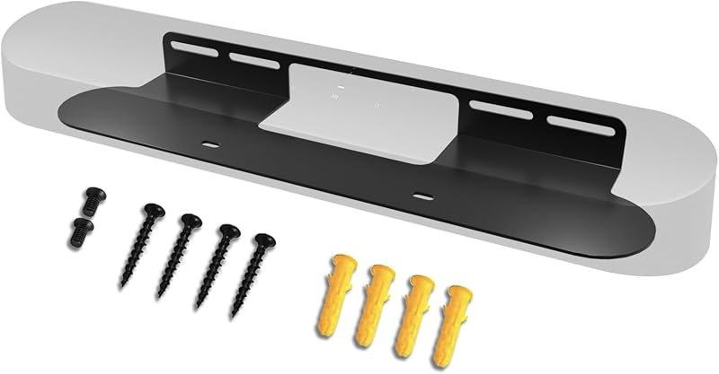 Soundbar Mount for Sonos Beam Wall Mount for Sonos Beam Gen 2 & Gen 1 Smart TV Sound Bar with Hardware kit, Black —