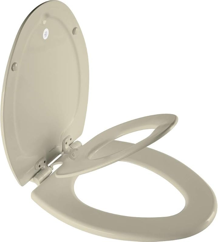 Mayfair NextStep2 Toilet Seat with Built-In Toddler Potty Training Seat, Slow Close, Easy Clean, Magnetic Removable