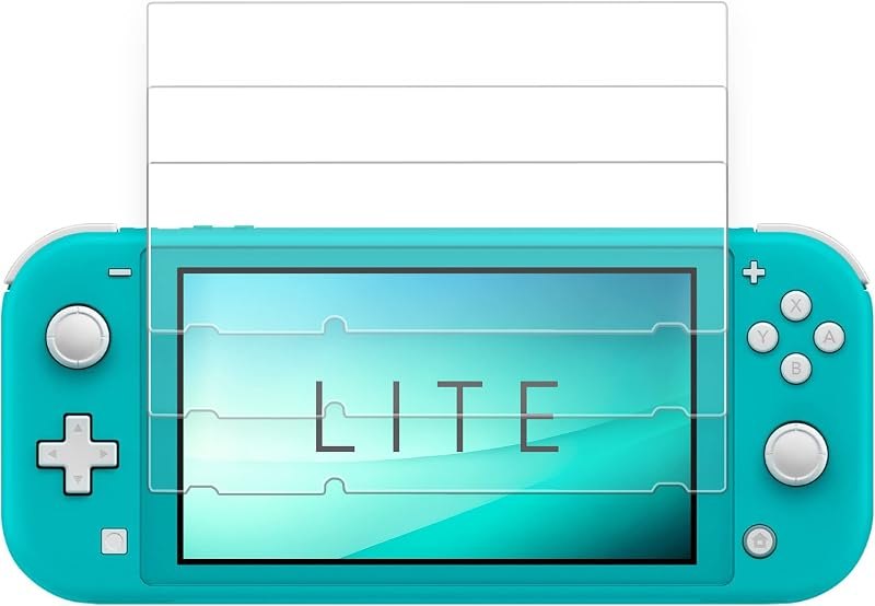 TALK WORKS Screen Protector Compatible with Nintendo Switch Lite - Scratch, Crack, and Shatter Resistant-Ultra-Thin HD