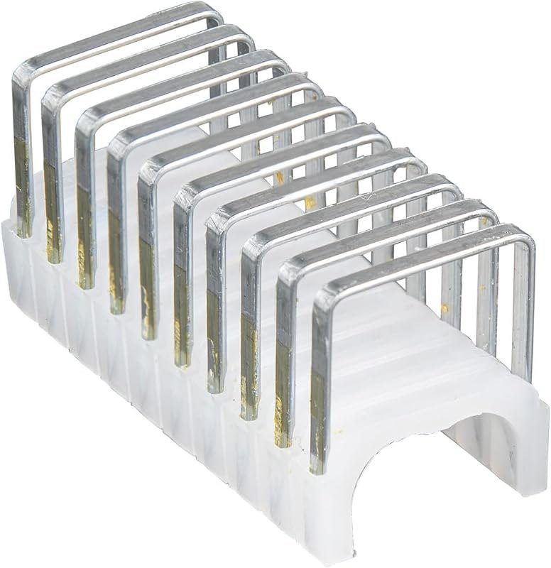 Klein Tools 450-003 Heavy Duty Staples, Made in USA, 19/32 x 11/32-Inch Insulated Staples for Romex and Other Cables