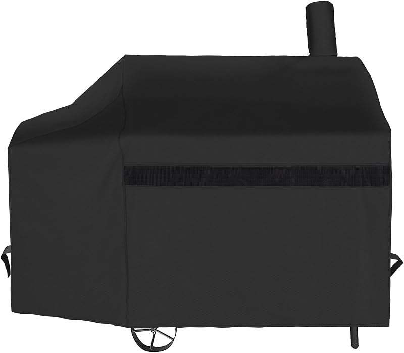 NEXCOVER Offset Smoker Cover - 60 Inch Waterproof Charcoal Grill Cover, Outdoor Heavy Duty BBQ Cover, Rip Resistant