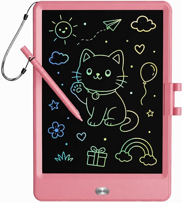 LCD Writing Tablet Doodle Board, 8.5inch Colorful Drawing Tablet Writing Pad, Kids Gifts Toys for 3 4 5 6 7 Year Old