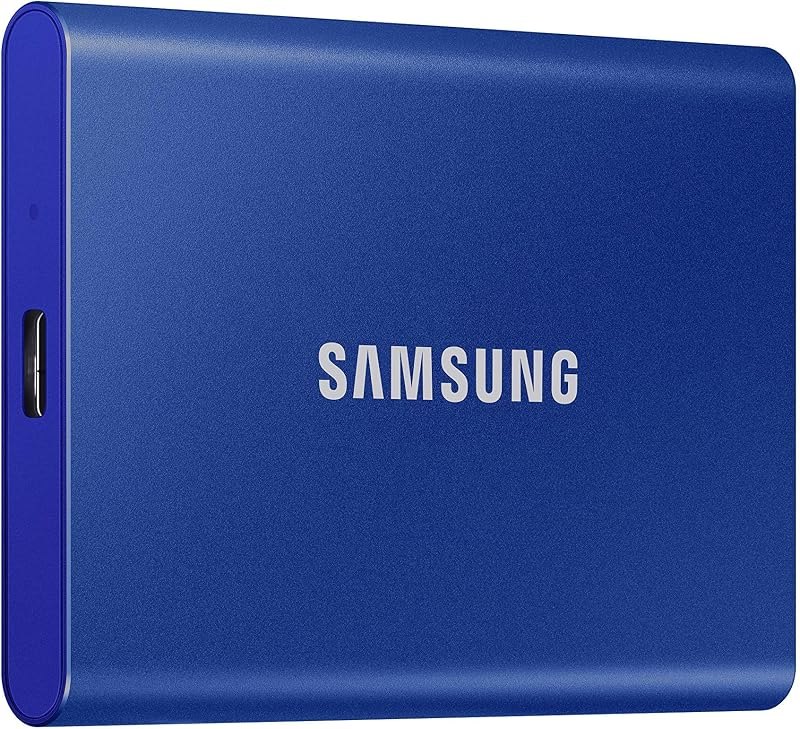 T7 Portable SSD, 1TB External Solid State Drive, Speeds Up to 1,050MB/s, USB 3.2 Gen 2, Reliable Storage for Gaming