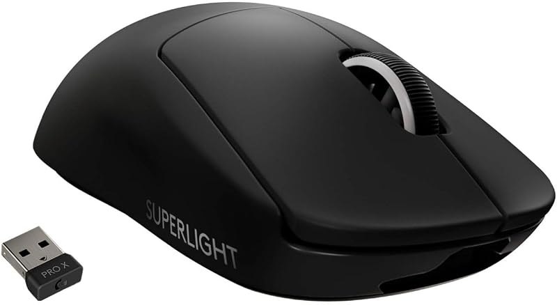 Logitech G PRO X Superlight Wireless Gaming Mouse - Black — gaming mouse grip tape for gaming mouse grip tape